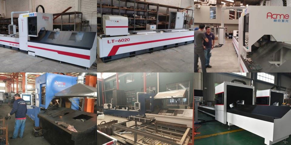 ACME Tube Laser Cutting Machine in customer factory